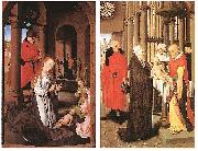 Hans Memling Wings of the Adoration of the Magi Triptych Germany oil painting artist
